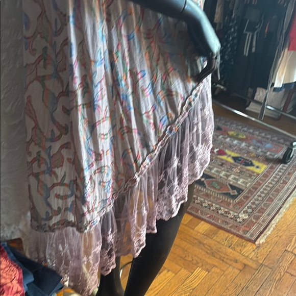 Floral Lace Long Vest - Picture 6 of 8